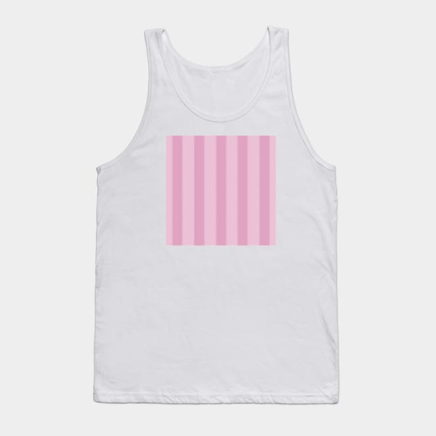 Pink Stripes Tank Top by StripePatterns